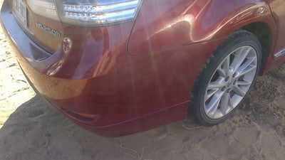10-12 Lexus Hs250h Hybrid Rear Bumper Cover Assembly Oem Back Red 3r1 5215975902