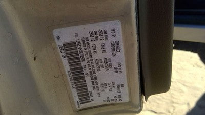 1994 Jeep Grand Cherokee Driver Left Rear Brake Backing Plate Assembly Oem