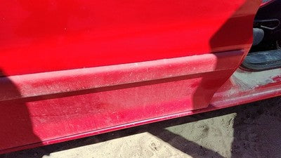 1995-05 Chevy Cavalier Passenger Right Rear Moulding From Door Back Trim Red 74U