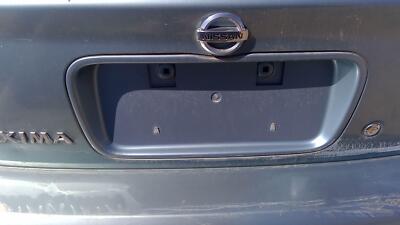 2002 Nissan Maxima License Plate Trim Surround Panel Oem Tail Trunk Finish