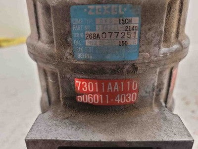 1993 Subaru Legacy Outback Ac Compressor Air Conditioner Pump Assembly Oem 2.2L