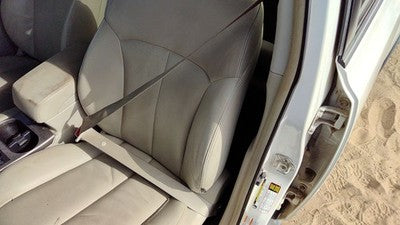 10-12 Legacy Outback Driver Left Front Seat Belt Retractor Shoulder Warm Ivory