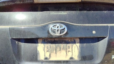 2005 Toyota Prius License Plate Trim Surround Panel Tail Trunk Finish 202 Black