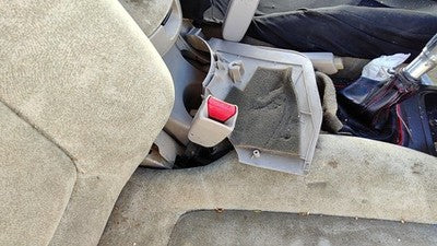 2001-03 Hyundai Elantra Passenger Right Front Seat Belt Buckle Receiver Oem Tan