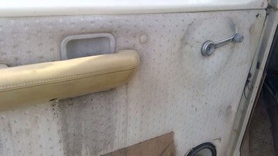 1979 Ford Van E250 Driver Left Front Inside Door Trim Panel Only Oem Brown
