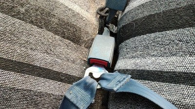 1991 Chevy Silverado 1500 Driver Left Front Seat Belt Buckle Receiver Oem Blue