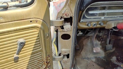 1967-1972 Ford F100 Driver Left Hinges Pair Set Upper And Lower Oem Door