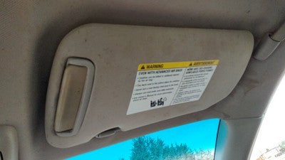 2005-2006 Nissan Altima Passenger Right Sun Visor Oem Blond C 96400Zb000