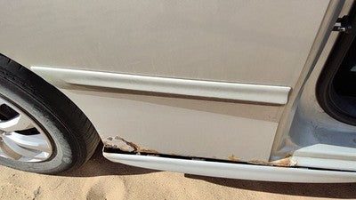 2002 Sunfire Passenger Right Rear Moulding On Quarter Panel Silver 95U 2 Door