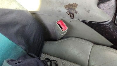 1995 S10 Blazer Passenger Right Front Seat Belt Buckle Receiver Oem Gray