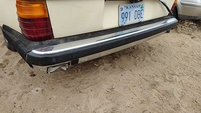 1979-1985 Mercedes 300Td Rear Bumper Cover Assembly Oem Back White 1238805271
