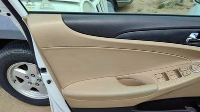 11-14 Sonata Driver Left Front Inside Door Trim Panel Wh Master Switch Camel Yda