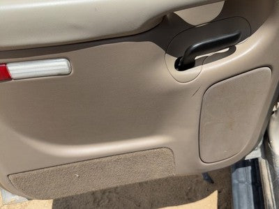 2001 Chevy Suburban Driver Left Rear Door Trim Panel With Switches Back Tan 52I