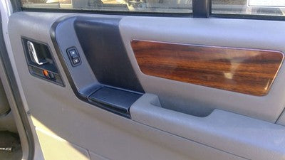 1994 Jeep Grand Cherokee Passenger Right Rear Inside Door Trim Panel Back Brown