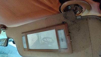 1984 Jeep Grand Wagoneer Passenger Right Sun Visor Oem Brown