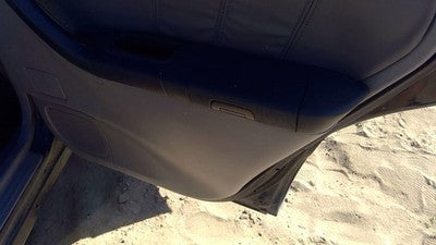 01-02 Subaru Forester Passenger Right Rear Inside Door Trim Panel Only Back Gray