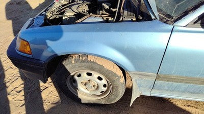 1988-1991 Honda Civic Driver Left Front Fender Oem Blue Sedan 2714822