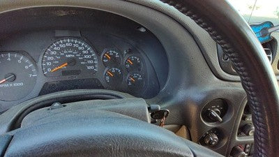 02 03 Trail Blazer Trim Bezel Around Speedometer Dash Surround Panel Dark Pewter