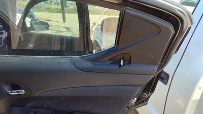 11-14 Avenger Passenger Right Rear Door Trim Panel With Switches Back Black C7x9