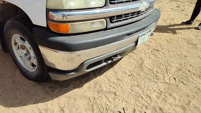 99-02 Chevy Silverado 1500 Chrome Front Bumper Assembly With Mount Brackets Oem
