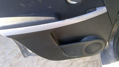 06-08 Torrent Driver Left Rear Inside Door Trim Panel Only Back Black 19C
