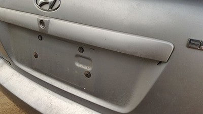 2003 Hyundai Elantra License Plate Trim Surround Panel Oem Tail Trunk Finish