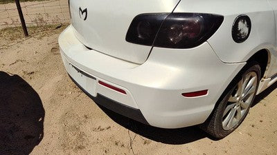 2007-2009 Mazda 3 Rear Bumper Cover Assembly Oem Back White 34K Bap850221ebb