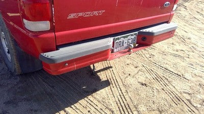 1993-2011 Ford Ranger Rear Step Bumper With Brackets Oem Red Yl5z17906ja