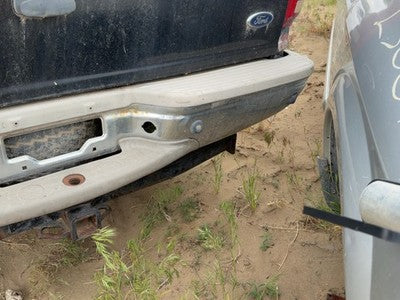 1997-2002 Ford Expedition Chrome Rear Bumper With Mount Brackets Oem Black
