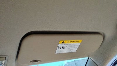 2004-2009 Mazda 3 Passenger Right Sun Visor Oem Beige Br7 Ban869270c77