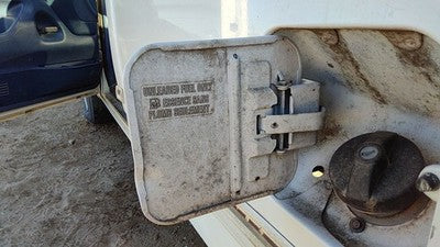 1995 Ford F150 Fuel Tank Door With Hinge Gas Lid Oem Filler White