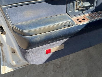 94 Lincoln Town Car Driver Left Front Door Trim Panel With Master Switch Blue Dp