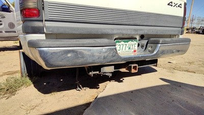 1994-2001 Ram 1500 Chrome Rear Step Bumper Assembly With Brackets Oem 55076634