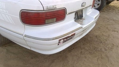 1991-1996 Chevy Caprice Rear Bumper Cover Assembly Oem Back White