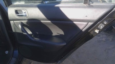04-08 Acura Tsx Passenger Right Rear Inside Door Trim Panel Only Back Black A