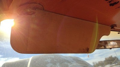 1984 Jeep Grand Wagoneer Driver Left Sun Visor Oem Brown