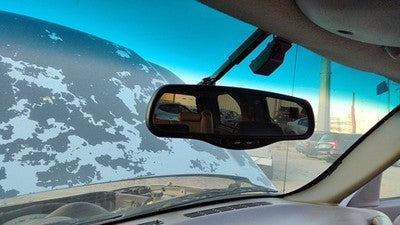 2001 Chevy Suburban Inside Rear View Mirror Oem Windshield Mounted