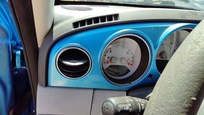 06-10 Pt Cruiser Steering Column Trim Surround Collar Plastic Housing Blue Pqd