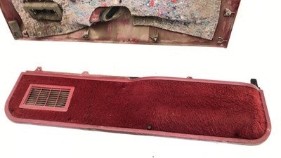 1989 Ford F150 Driver Left Front Door Trim Panel Red Oem