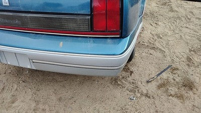 1989-1991 Olds Cutlass Calais Rear Bumper Cover Assembly Oem Back Blue 22548579