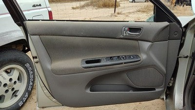 05-06 Toyota Camry Driver Left Front Door Trim Panel With Master Switch 95 Stone