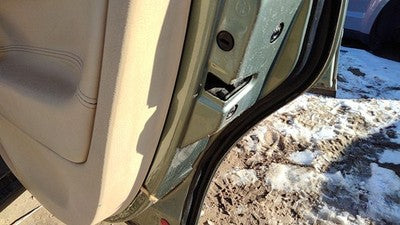 00-05 Vw Passat Passenger Right Rear Door Latch With Rods/Cables Oem Back