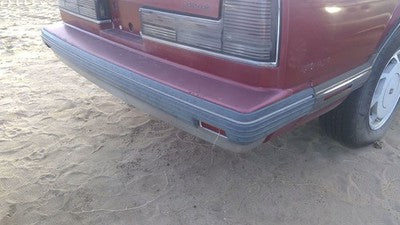 1990-1991 Olds Eighty Eight Rear Bumper Cover Assembly Oem Back Red 25556243