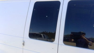 1998-2014 Ford Van E350 Passenger Right Rear Side Window Door Glass Oem Back