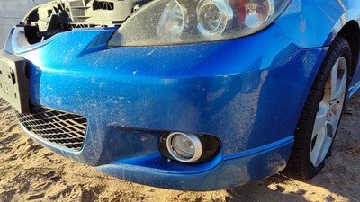 2004-2006 Mazda 3 Front Bumper Cover Assembly Oem 27B Winning Blue Bn8f50031dbb