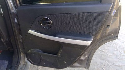 06-08 Torrent Passenger Right Rear Inside Door Trim Panel Only Back Black 19C