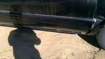01-02 Subaru Forester Passenger Right Front Moulding From Door Trim Strip Black