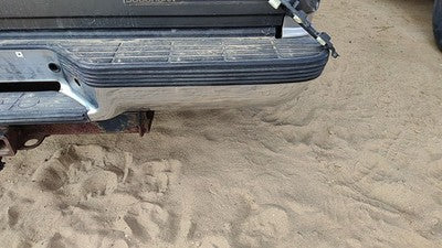 1992-1999 Chevy Suburban Chrome Rear Bumper With Mount Brackets Oem 999863