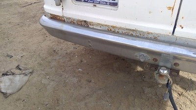 1975-1985 Ford Van E250 Chrome Rear Bumper Assembly With Brackets Oem E8uz17906a