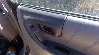 01-02 Subaru Forester Passenger Right Rear Inside Door Trim Panel Only Back Gray